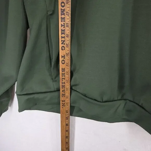 The North Face Hoodie Mens XXL Sweatshirt Pullover Logo Green Winter Cold Fall - Picture 3 of 12